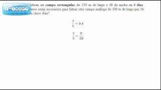 Regla de 3 compuesta Ejercicio 1 resuelto [upl. by Barclay]