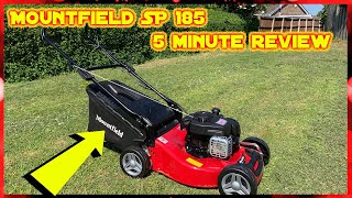 Mountfield SP 185 Petrol Lawnmower 5 Minute Review [upl. by Daniela]