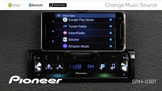 How To  SPH10BT  Set Up and Change Music Sources with Smart Sync App and Android Phone [upl. by Ettennahs]