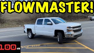 2018 Chevy Silverado 53L V8 w FLOWMASTER SUPER 44 [upl. by Atinek380]