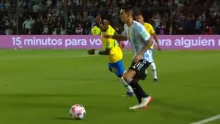 impresionante Di María le hace un caño a Vinicius quedó como un 🤡 [upl. by Massingill915]