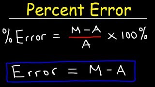 Percent Error Made Easy [upl. by Werby]