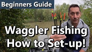 Beginners Guide to Waggler Fishing  How to Setup [upl. by Aerbma956]