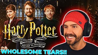 FIGHTING BACK TEARS Harry Potter 20th Year Anniversary Return to Hogwarts FIRST TIME REACTION [upl. by Nikolia]