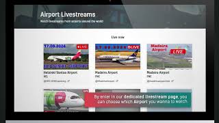 Airport Livestreams Now Available on AirNav RadarBox 📹🛬🛫 [upl. by Selfridge523]