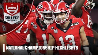 National Championship TCU Horned Frogs vs Georgia Bulldogs  Full Game Highlights [upl. by Meyeroff]