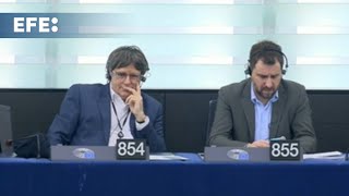 El gobierno y la oposición chocan en la Eurocámara en el debate sobre la ley de amnistía [upl. by Gent313]