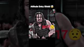 Roman Reigns shield entry 2017😳💪  Roman Reigns attitude 👿🤯shorts wwe romanreigns dost [upl. by Hesler557]