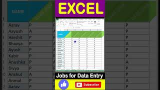 EXCEL DATA AUTO ADJUST IN EXCEL shortsvideo trendingshorts tipsandtricks shortcutkeys [upl. by Odla542]