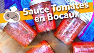 Sauce tomates  STERILISATION SUPER FACILE  Des réserves pour cet HIVER  🍅 🌿 [upl. by Guzel]