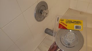 How to Replace Shower Faucet Trim [upl. by Eicnahc]