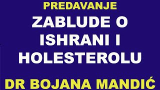 ZABLUDE o ishrani i holesterolu dr Bojana Mandić Žitište 2022 [upl. by Callery]