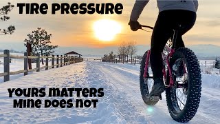 Fat Bike Tire PSI Explained [upl. by Ylrbmik]