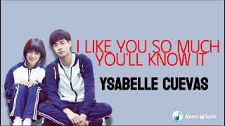 I Like You So Much Youll Know It  Ysabelle Cuevas Lirik dan Terjemahan [upl. by Keslie506]