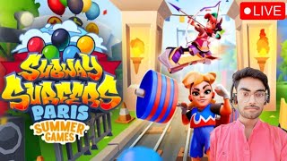 Group of Gamers is live 🔴 Subway surfers gameplay 🚇 new update ‼️ 2024 [upl. by Hoffarth]