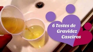 6 TESTES DE GRAVIDEZ CASEIROS [upl. by Polad]