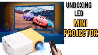 UNBOXING AND PRODUCT REVIEW OF THE LED MINI PROJECTOR [upl. by Alfonse412]