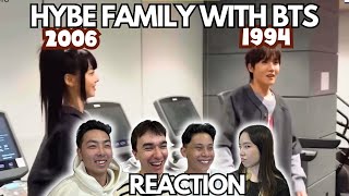 Hybe Family With Their BTS Sunbaenim REACTION [upl. by Wanonah]