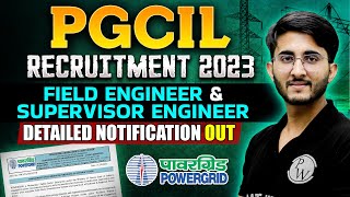 PGCIL Recruitment 2023  Power Grid New Vacancy 2023 For Engineering Aspirants🔥🔥 [upl. by Ardyaf]