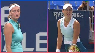 Petra Kvitova vs Belinda Bencic  Canadian Open 2023 R3 [upl. by Nored542]