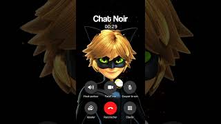 APPEL CHAT NOIR MIRACULOUS IL RÉPOND [upl. by Arlen257]