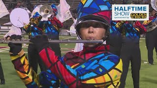 Rowlett High School Marching Band halftime performance 11724 [upl. by Lirba]