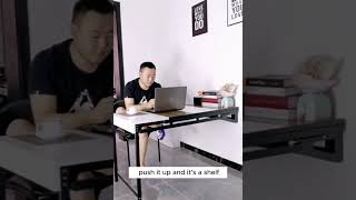 DIY WallMounted Desk  Perfect for Small Apartments shortsviral [upl. by Drake]