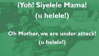 Sarafina  Siyelele Mama Sechaba Lyric Video [upl. by Naig61]