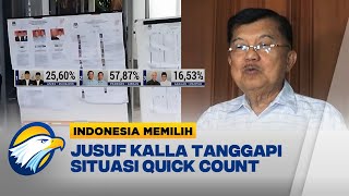 Tanggapan JK Soal Hasil Quick Count Sementara [upl. by Freyah]