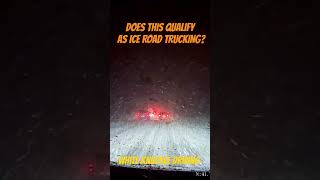 Is this ice road trucking It feels like it driving in a whiteout shorts fyp automobile [upl. by Lalo]