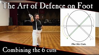 British Military Sabre Instruction  Combining the 6 cuts [upl. by Acinomed]