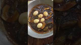 Adobong talong with egg lutongbahayisthebest food filipinocooks [upl. by Mikah]