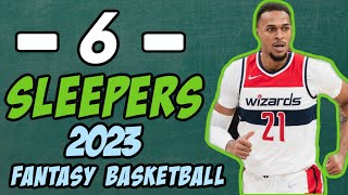 6 SLEEPERS NBA FANTASY BASKETBALL 2023 [upl. by Eelyek]