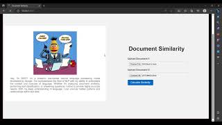 Document Similarity Using Bert [upl. by Freeland751]