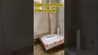 Bathroom tiles install construction tileideas homedecor foryou tiles floortiles [upl. by Elokyn569]