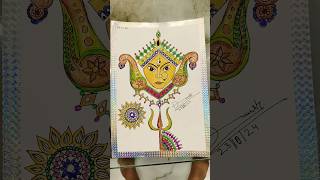 Durga Maa drawing [upl. by Friedly281]