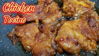 CHICKEN TOCINO • NO PRESERVATIVES ADDED • HOMEMADE TOCINO [upl. by Cami]