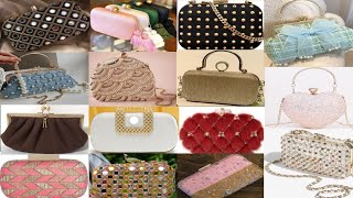 Luxury wedding clutch designs ideas  girls different designs purse bags  by waniya painting [upl. by Blackington762]