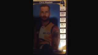 Afl footy cards  1 pack [upl. by Coney]