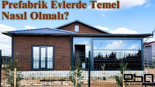 PREFABRİK EV TEMELİ NASIL OLMALI 🏠🏠PREFABRİK EVLER HAKKINDA🏠🏠 evturu prefabrikev prefabrik [upl. by Leahcim]