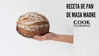 Cómo hacer pan de masa madre receta paso a paso [upl. by Oakley]