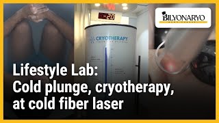 Lifestyle Lab Cold plunge cryotherapy at cold fiber laser [upl. by Sert898]