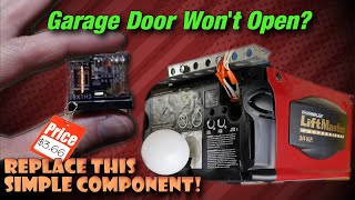 How to Fix a Chamberlain Garage Door that wont open  Liftmaster Professional 34 HP [upl. by Ewan]