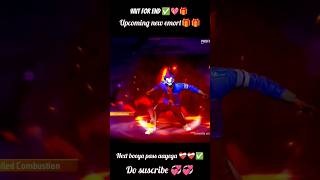 New free fire upcoming emort 🎁💞✅shorts trendingforyou foryoubage freefire freefirehighlights [upl. by Eenimod]