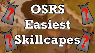 OSRS Easiest Skillcapes  Runescape 2007 Easy Skillcapes [upl. by Neddra]