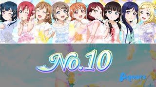 No 10  Aqours Color Coded Rom Kan Eng [upl. by Elson273]