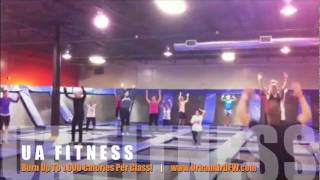 Urban Air Trampoline Park Fitness Class [upl. by Ahsilem]