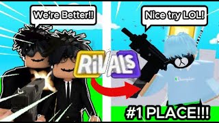 DESTROYING TEAMERS in Roblox Rivals [upl. by Outhe]