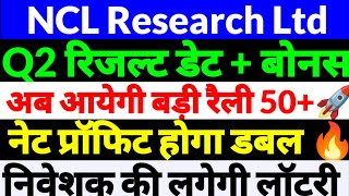 NCL Research share Latest NewsNCL Research news in hindiNCL Research share news todayPenny Stocks [upl. by Yleik714]