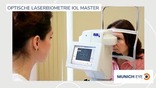 Optische Biometrie IOL Master  MUNICH EYE [upl. by Ayotl586]